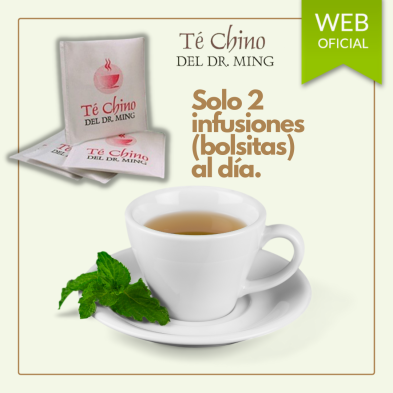 Pack Bronce Té Chino Dr. Ming  tratamiento de 1 mes